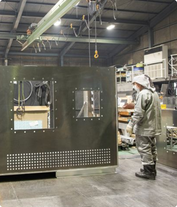 大きいサイズ(～5m)・1点物の製缶加工で選ばれています