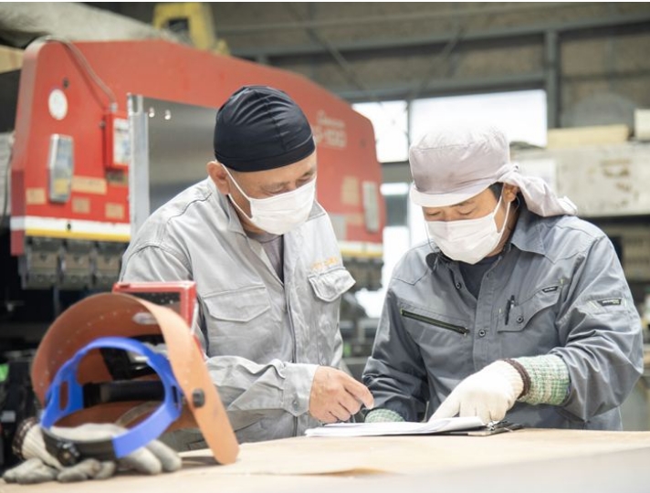 図面1枚で、材料調達から合わせ確認まで一貫対応